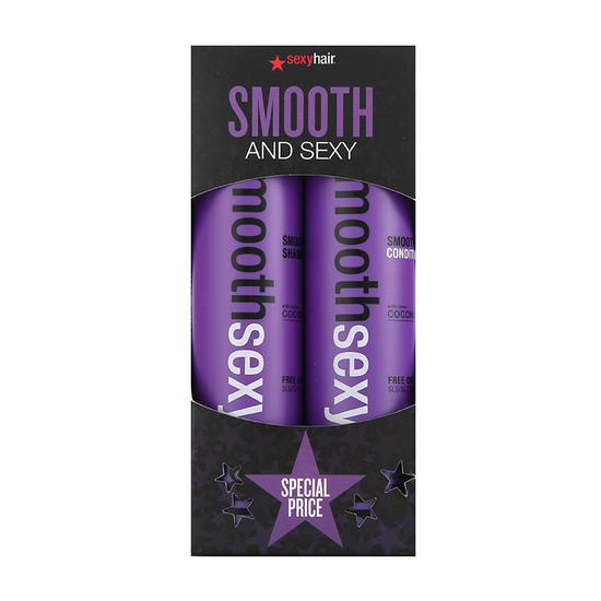 Sexy Hair Smooth Shampoo & Conditioner Duo 300ml