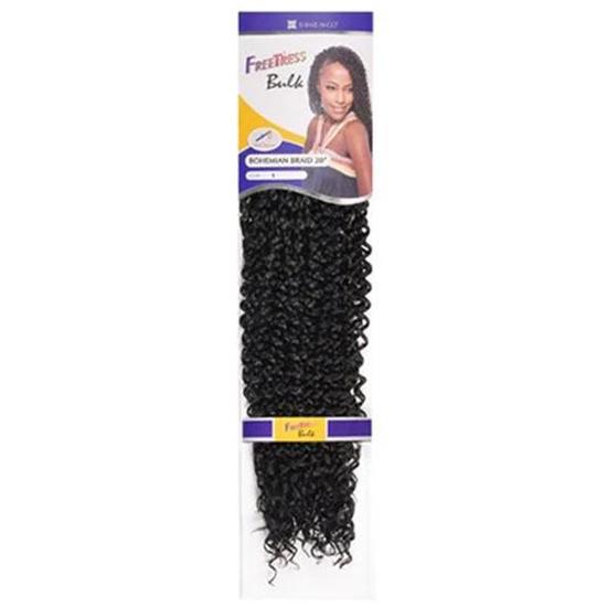 Shake N Go Freetress Bulk Synthetic Bohemian Braid 20 / GREY
