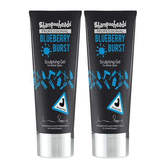 Shampooheads Blueberry Burst Strong Hold Gel Duo Pack Contains 2 Gels