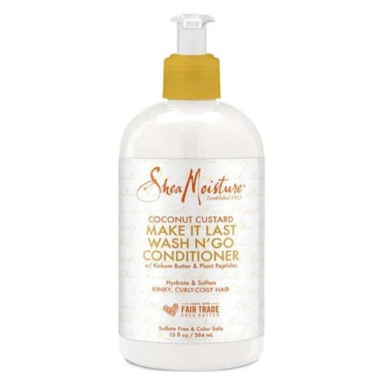 Shea Moisture Coconut Custard Make It Last Wash N GO Conditioner 384ml