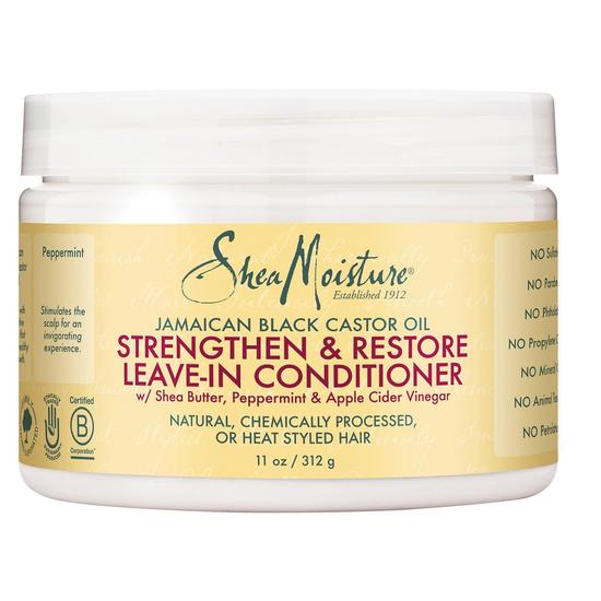 Shea Moisture Jamaican Black Castor Oil Strengthen & Restore Leave-in Conditioner 312g