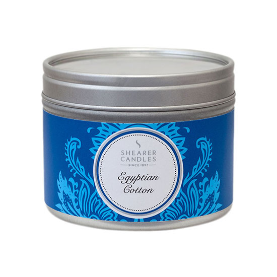 Shearer Candles Egyptian Cotton Small Candle Tin