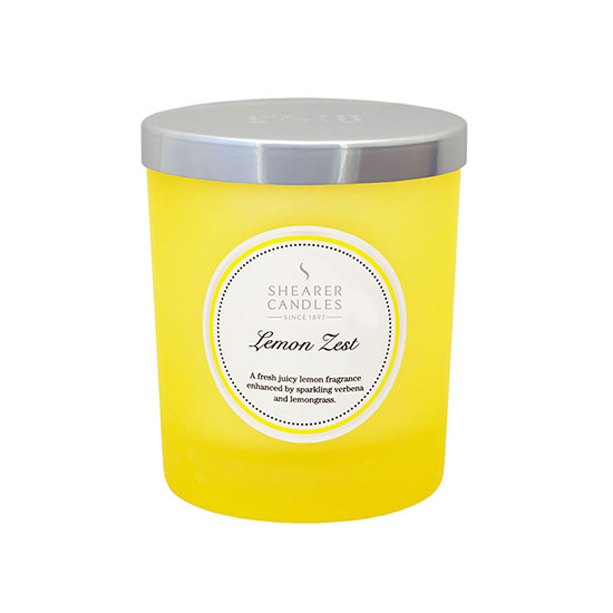 Shearer Candles Lemon Zest Coloured Jar Candle