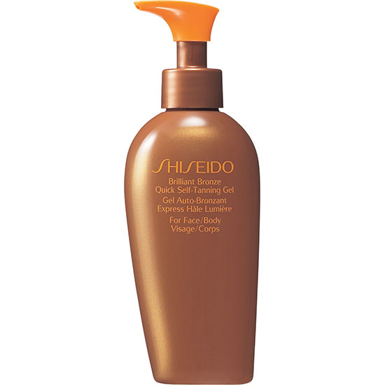 Shiseido Brilliant Bronze Quick Self Tanning Gel For Face/Body 150ml