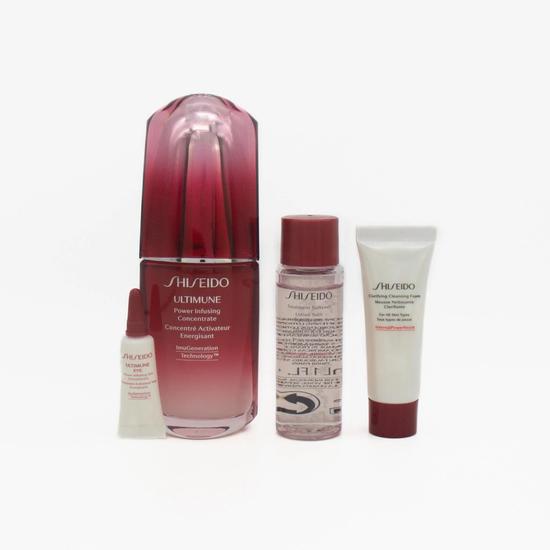 Shiseido Skin Defence Programme 4pcs Set With Ultimune 50ml (Imperfect Box)