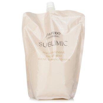 Shiseido Sublimic Aqua Intensive Treatment Refill Weak, Damaged Hair 1800g - refill