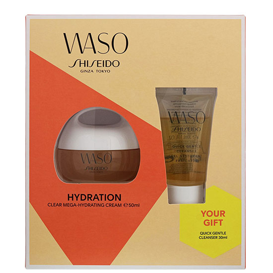 Shiseido Waso Clear Mega Hydrating Cream Gift Set 50ml