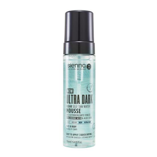 Sienna X Ultra Dark Clear Self Tan Water Mousse