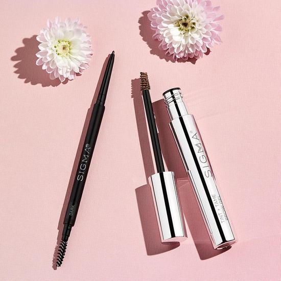 Sigma Beauty Tint & Blend Brow Set Dark Brow FILL + BLEND BROW PENCIL + Dark TINT + TAME BROW GEL - TINTED