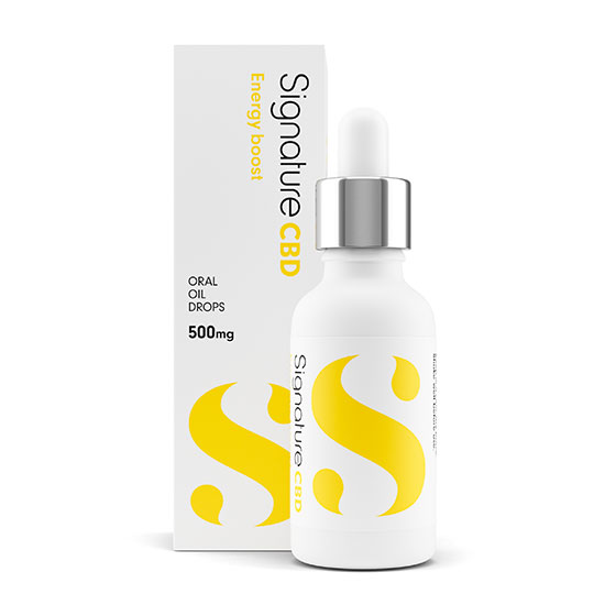 Signature CBD Energy Boost Oral Oil Drops 500mg