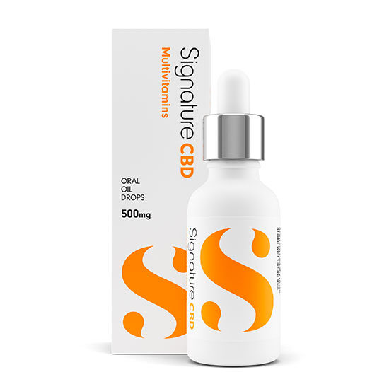 Signature CBD Multivitamin Oral Oil Drops 500mg