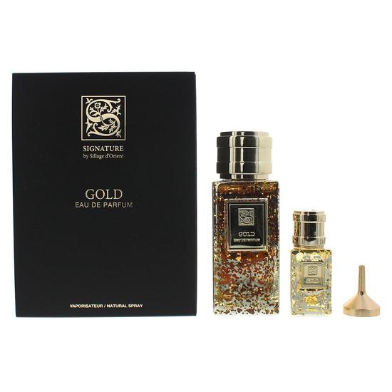 Signature Sillage D'Orient Gold Eau De Parfum 100ml & Eau De Parfum 15ml Gift Set 100ml