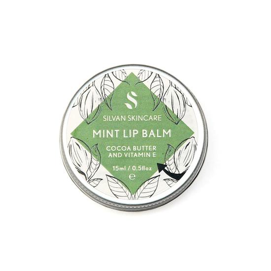 Silvan Skincare Mint Vegan Lip Balm 15ml