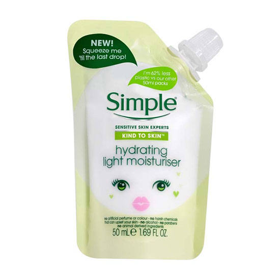 Simple Kind To Skin Hydrating Light Moisturiser Pouch 50ml