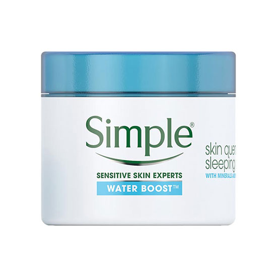 simple quench sleeping cream