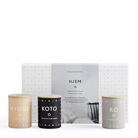 SKANDINAVISK HJEM Set Of 3 Mini Candles