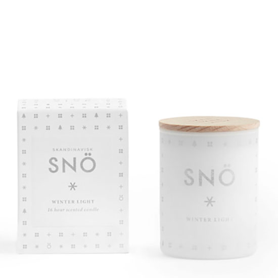 SKANDINAVISK SNO Mini Scented Candle With Lid 55g