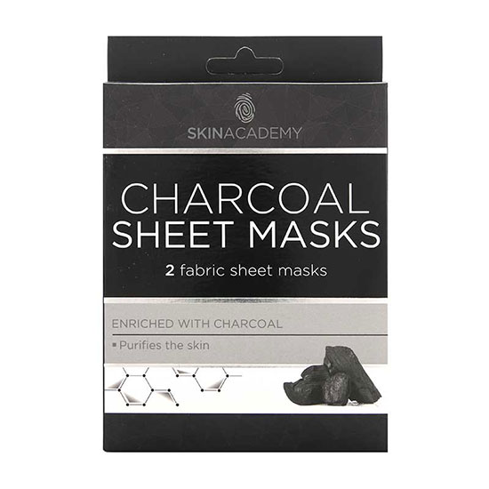 Skin Academy Charcoal Sheet Masks