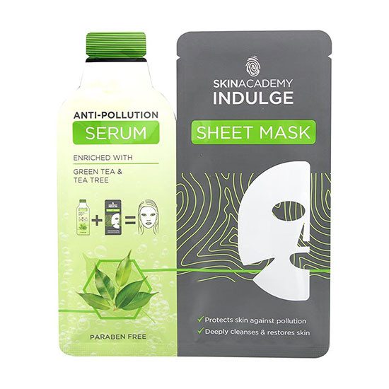 Skin Academy Indulge Anti-Pollution Serum Sheet Mask