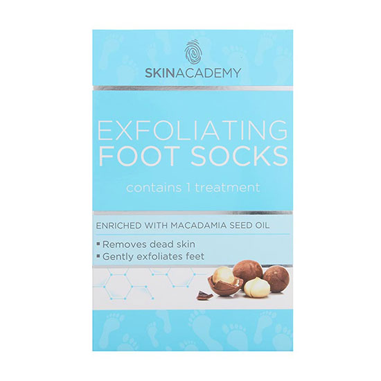 Skin Academy Macadamia Nut Exfoliating Foot Socks
