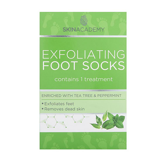 Skin Academy Tea Tree & Peppermint Exfoliating Foot Socks