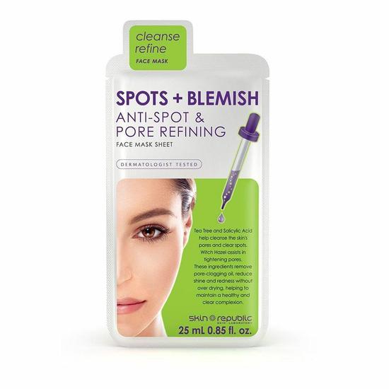 Skin Republic Spots + Blemish Face Sheet Mask 25ml