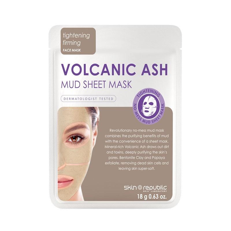 Skin Republic Volcanic Ash Mud Face Sheet Mask 18g