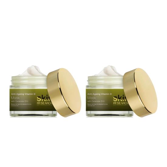 Skin Research Anti-Ageing Vitamin D & Ceramide Q10 Mask Twin Value Savings Pack