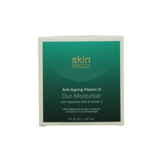 Skin Research Anti-Ageing Vitamin D With Hyaluronic Acid Vitamin C Duo Moisturiser