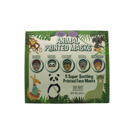 Skin Treats Printed Sheet Masks Gift Set 5 Pieces