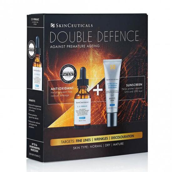 SkinCeuticals Double Defence C E Ferulic Kit C E Ferulic + Ultra Facial Defence SPF 50