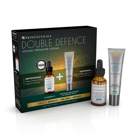 SkinCeuticals Double Defence Silymarin CF Kit Silymarin CF + Oil Shield Defense SPF 50