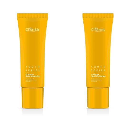 skinChemists 1% Collagen Night Moisturiser Duo Pack