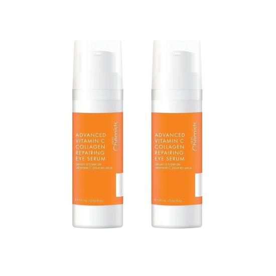 skinChemists Advanced Vitamin C Collagen Repairing Eye Serum Twin Value Savings Pack 15ml