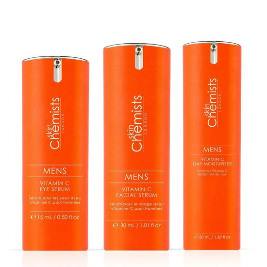 skinChemists Anti-Ageing Men's Vitamin C Wake Up Routine