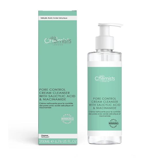 skinChemists Pore Control Cream Cleanser With Salicylic Acid & Niacinamide