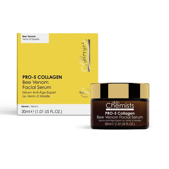 skinChemists Pro-5 Collagen Bee Venom Facial Serum 30ml