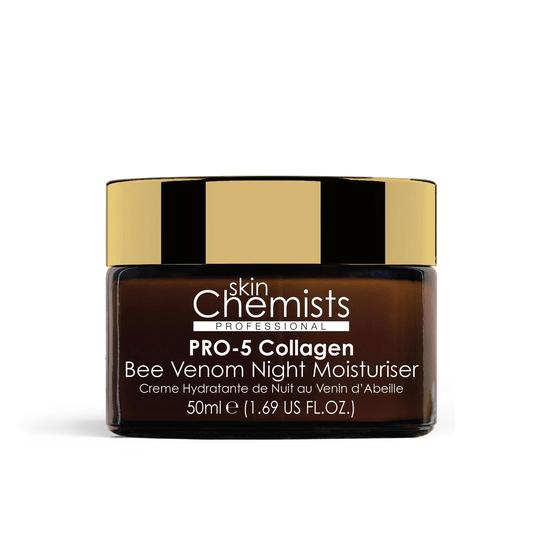 skinChemists Pro-5 Collagen Bee Venom Night Moisturiser 50ml