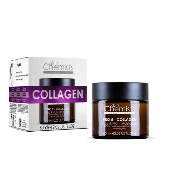 skinChemists Pro-5 Collagen Day & Night Moisturiser 60ml