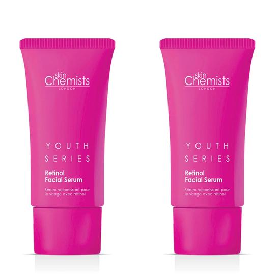 skinChemists Retinol & Bakuchiol Facial Serum Duo Pack