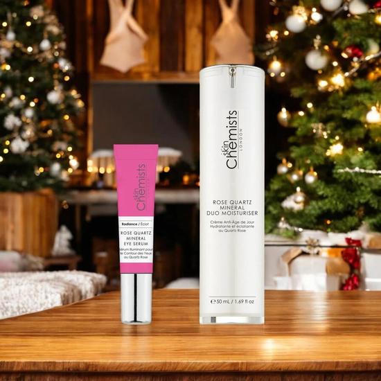 skinChemists Rose Quartz Mineral Eye & Facial Duo