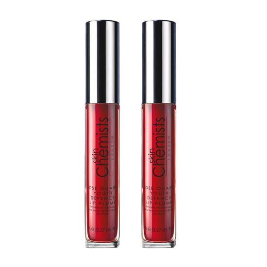 skinChemists Rose Quartz Youth Defence Lip Plump Twin Value Savings Pack 8ml