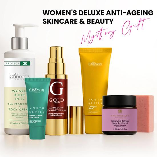 skinChemists Women's Deluxe Anti-Ageing Skin Care & Beauty Mystery Gift Box
