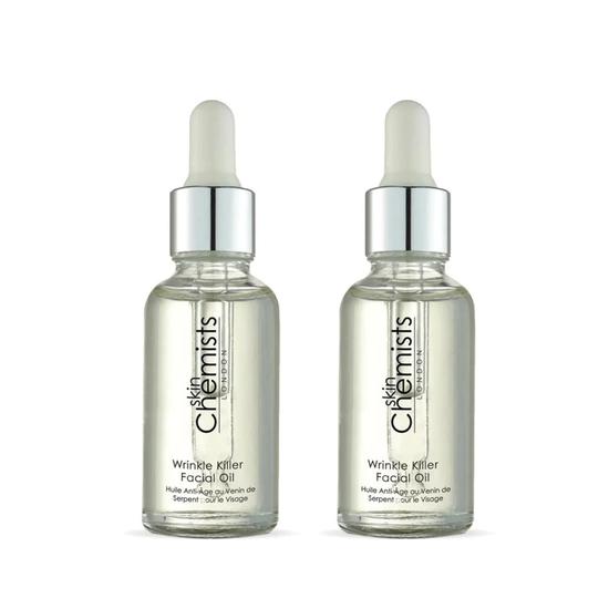 skinChemists Wrinkle Killer Facial Oil Twin Value Savings Pack 30ml
