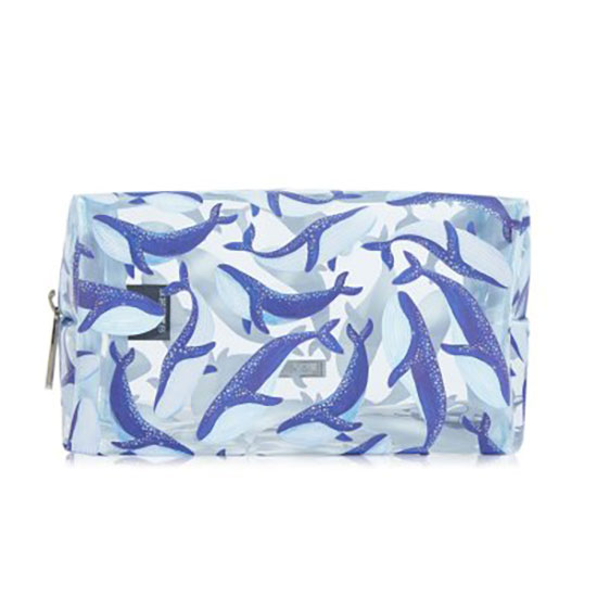 Skinny Dip Blue Whale Makeup Bag