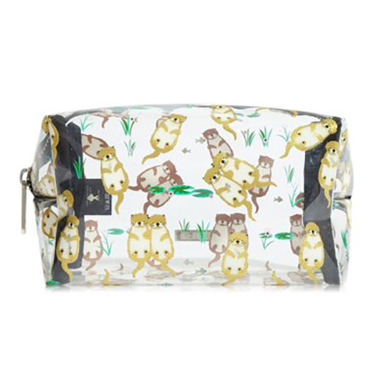 Skinny Dip Glitter Otter Makeup Bag