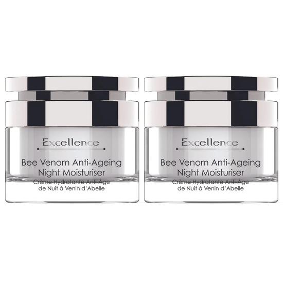 skinPharmacy Excellence Bee Venom Anti-Ageing Night Moisturiser Duo Pack