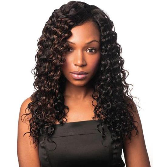 Sleek Hair Crazy 4 Curls Human Hair French Weave 12 / 1
