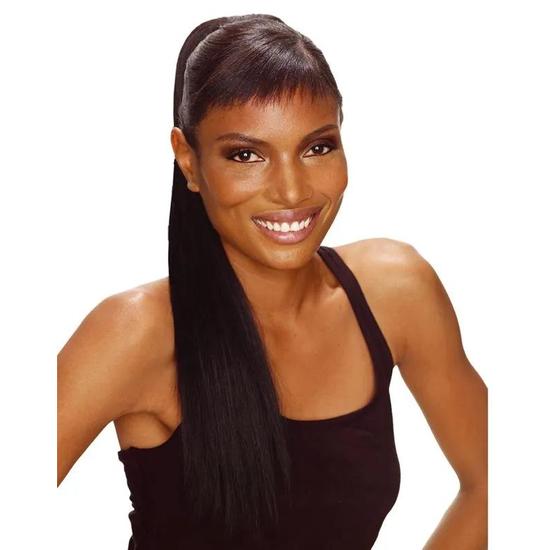 Sleek Hair Slick Human Hair Ez Pony Chocolate Brown
