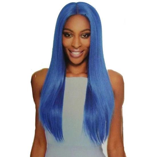 Sleek Hair Spotlight Synthetic Diamond Luxurious Lace Wig Dark Red